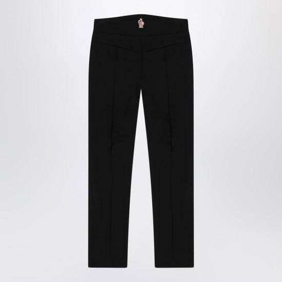 25FW 몽클레어 스트레이트 팬츠 2A0000153064 R MONGR 999 Black - MONCLER