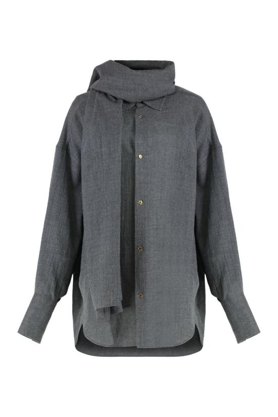 25FW 다크파크 셔츠 WSH24FAW26 0074 GREY