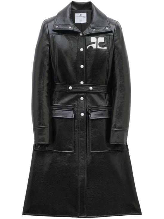 25FW 쿠레쥬 가죽 자켓 PERCMA078VY0014 64129 9999 BLACK