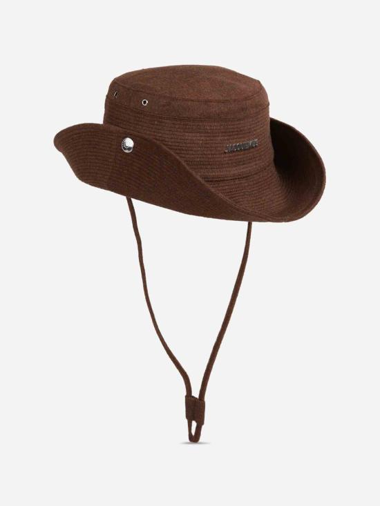 25FW 자크뮈스 버킷햇 25HACU00721AW00700 880DARKBROWN - JACQUEMUS