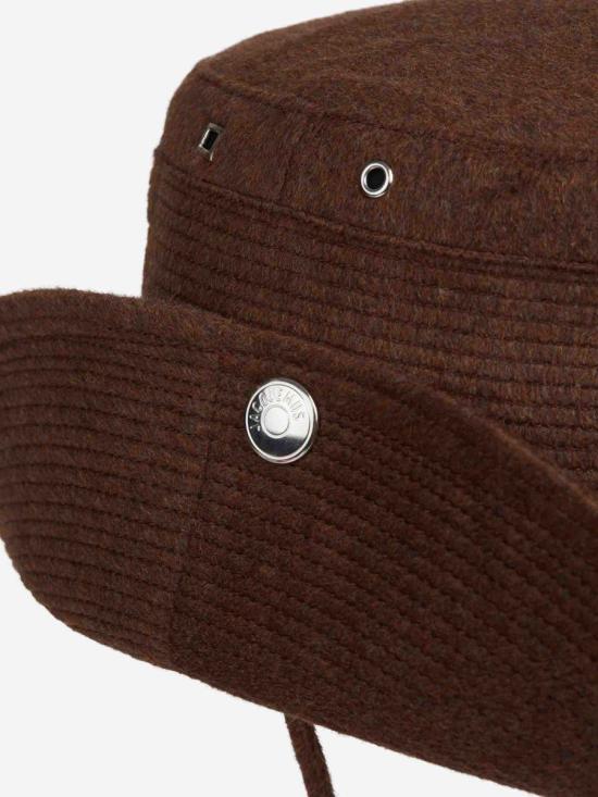 25FW 자크뮈스 버킷햇 25HACU00721AW00700 880DARKBROWN - JACQUEMUS