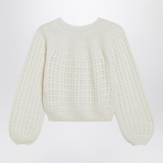 25FW 끌로에 가디건 CH25WMP07590 R CHLOE 107 WHITE - CHLOE
