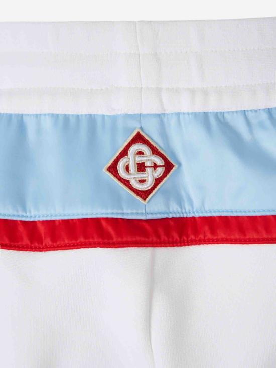 25FW 카사블랑카 숏팬츠 JTR 310 01 EX WHITE - CASABLANCA