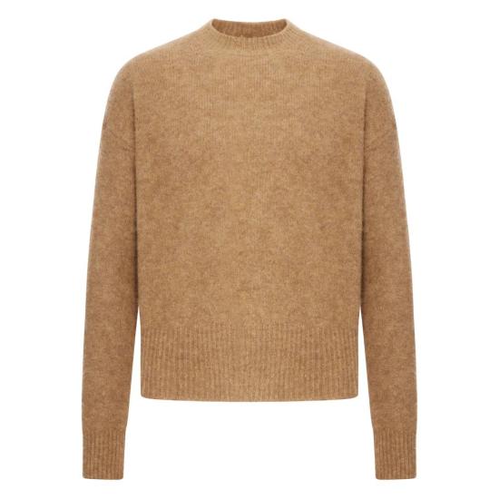 25FW 아미 스웨터 HKS824 KN0021 280 BROWN