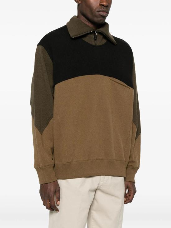 25FW 엠포리오 아르마니 집업 니트 EM004127AF21499 63921 M6061 SEPIA BROWN CROCODILE - EMPORIO ARMANI