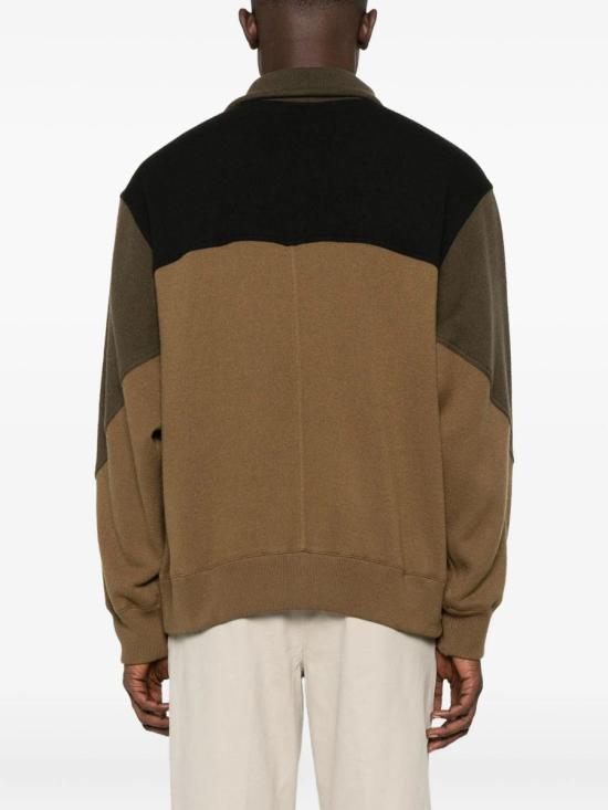 25FW 엠포리오 아르마니 집업 니트 EM004127AF21499 63921 M6061 SEPIA BROWN CROCODILE - EMPORIO ARMANI