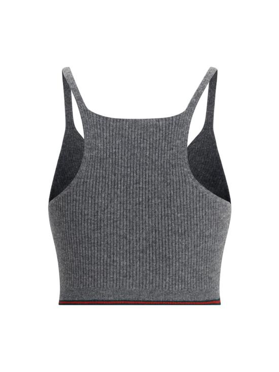 25FW 구찌 티셔츠 민소매 탑 나시 834024XKEVL 1073 GREY - GUCCI