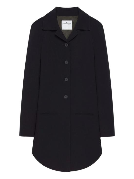 25FW 쿠레쥬 코트 325CMA227WO0143 64142 9999 BLACK