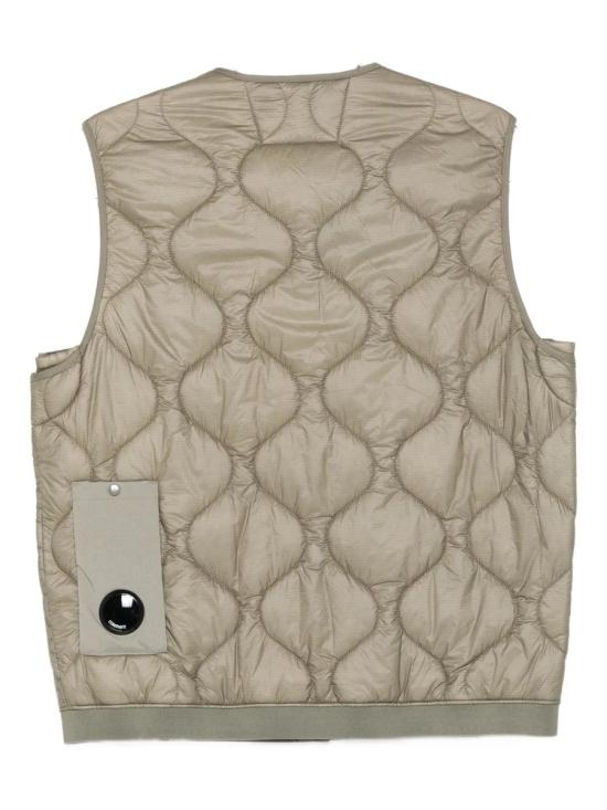 25FW 씨피 컴퍼니 라이너 패딩 질레 엘름우드 19CMVE049A110158A 61823 356 FALLEN ROCK GREY - C.P. COMPANY