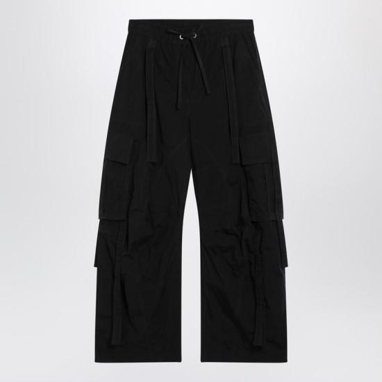 25FW 돌체앤가바나 스트레이트 팬츠 FTDEHTHUMS8 R DOLCE N0000 Black