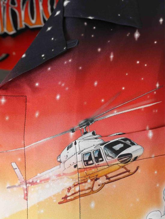 25FW 카사블랑카 긴팔 셔츠 SH 006 06 EX SKI LAKE Multicolor - CASABLANCA