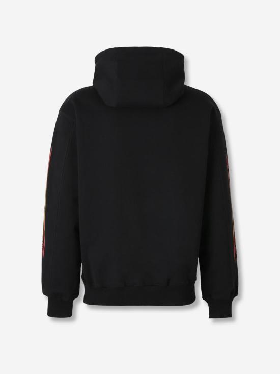 25FW 카사블랑카 후드 티셔츠 JTP 292 01 EX BLACK LOOPBACK Black - CASABLANCA