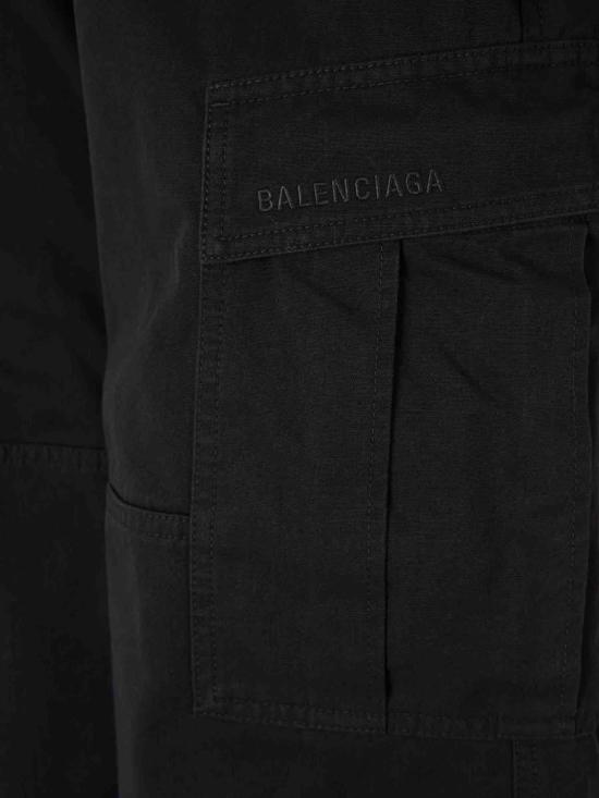25FW 발렌시아가 숏팬츠 852443TTP09 1000BLACK Black - BALENCIAGA