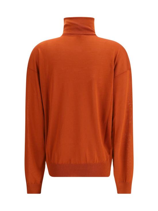 25FW 생로랑 울 터틀넥 스웨터 850331Y76GM 6160 Red - SAINT LAURENT