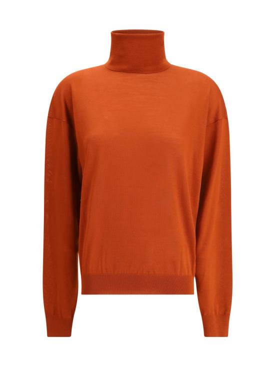 25FW 생로랑 울 터틀넥 스웨터 850331Y76GM 6160 Red