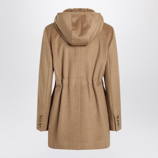 25FW 막스마라 지우다 카멜 헤어 후디드 코트  GIUDAWO R MAXM 001 Beige - MAX MARA