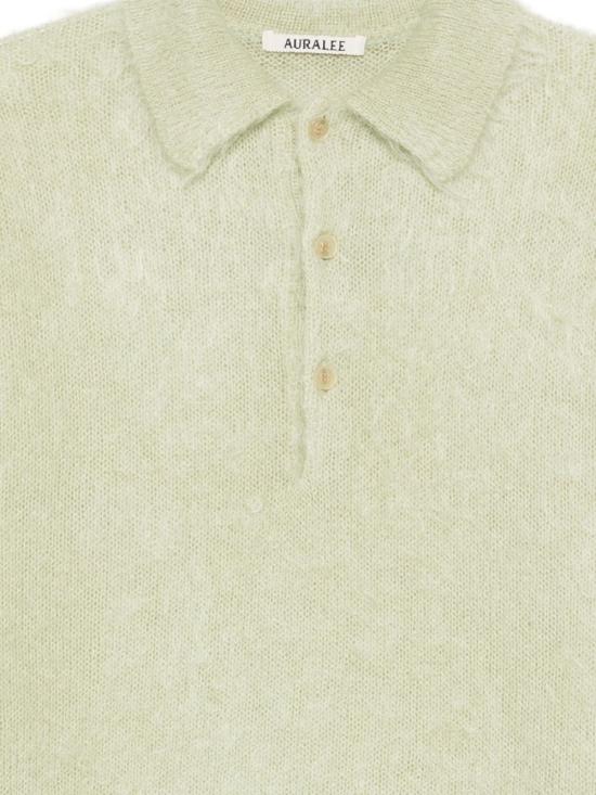 25FW 오라리 폴로 티셔츠 A25AP01KM LIGHTKAKI Kaki - AURALEE