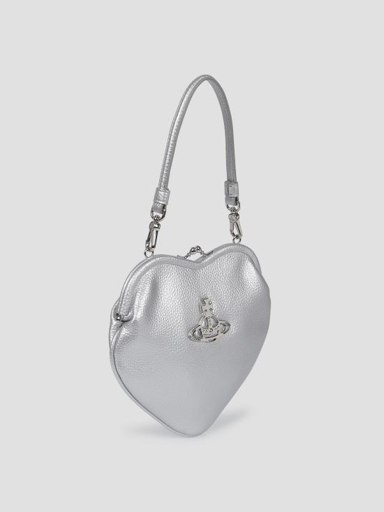 25FW 비비안웨스트우드 숄더백 4B010004WS000D Q401 SILVER - VIVIENNE WESTWOOD