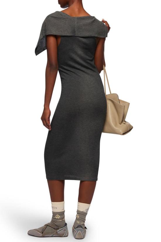 25FW 디 아티코 미디 원피스 251WCW00255KWS008AA084 GREY - THE ATTICO