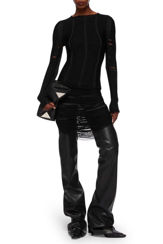 25FW 디 아티코 스웨터 251WCK00128KVV016AA100 Black - THE ATTICO