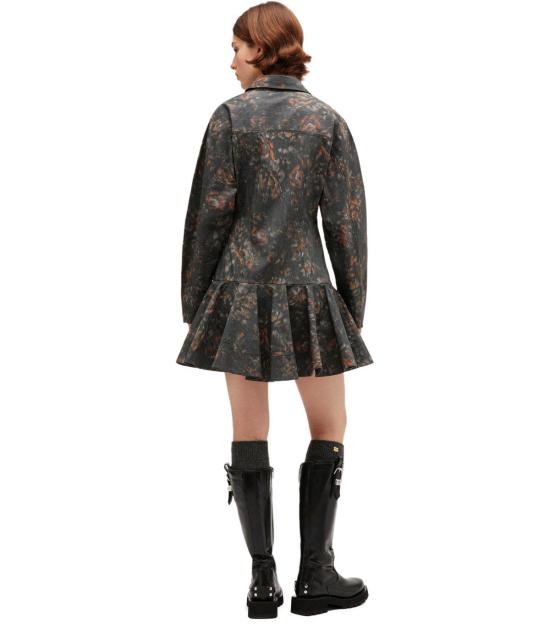 25FW 가니 숏 원피스 W1019 252 34 Grey - GANNI