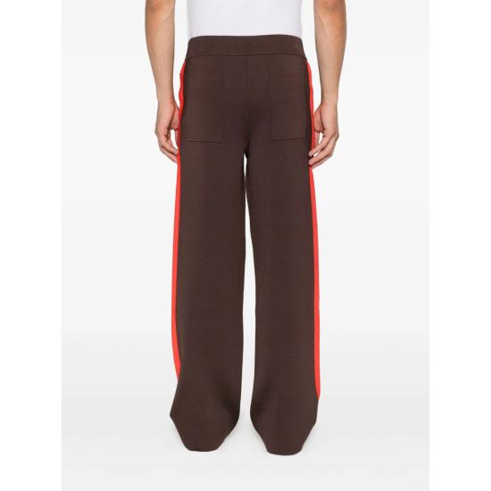 25FW 웨일즈보너 트레이닝/조거 팬츠 UA25KN02 VI05 BROWN BROWN WHITE - WALES BONNER