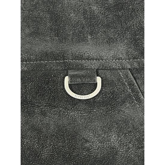 25FW 리프레젠트 가죽 자켓 MLM100132 01 JEBK BLACK - REPRESENT