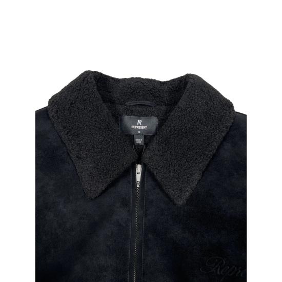 25FW 리프레젠트 가죽 자켓 MLM100132 01 JEBK BLACK - REPRESENT