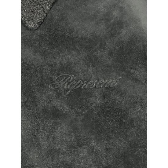 25FW 리프레젠트 가죽 자켓 MLM100132 01 JEBK BLACK - REPRESENT