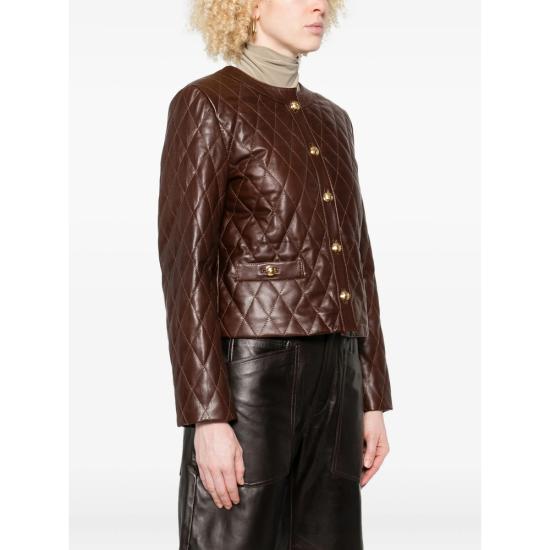 25FW 닐리로탄 가죽 자켓 11617 L148 AMY BORDE RED - NILI LOTAN