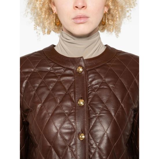 25FW 닐리로탄 가죽 자켓 11617 L148 AMY BORDE RED - NILI LOTAN