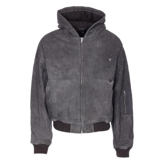 25FW 리프레젠트 봄버 자켓 MLM100127 02 WABK BLACK