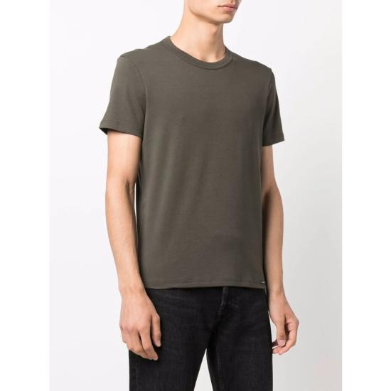 26SS 톰포드 코튼 크루넥 언더웨어 티셔츠 T4M081040 302 GREEN - TOMFORD