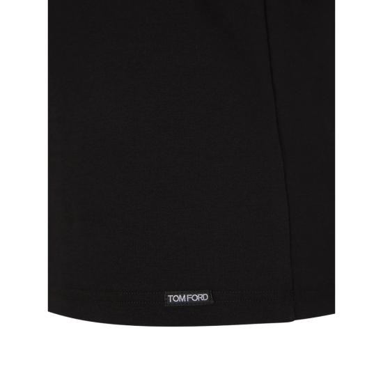 26SS 톰포드 코튼 크루넥 언더웨어 티셔츠 T4M081040 002 BLACK - TOMFORD