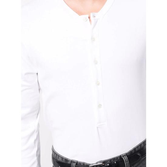 25FW 톰포드 긴팔 티셔츠 T4M151040 100 WHITE - TOMFORD