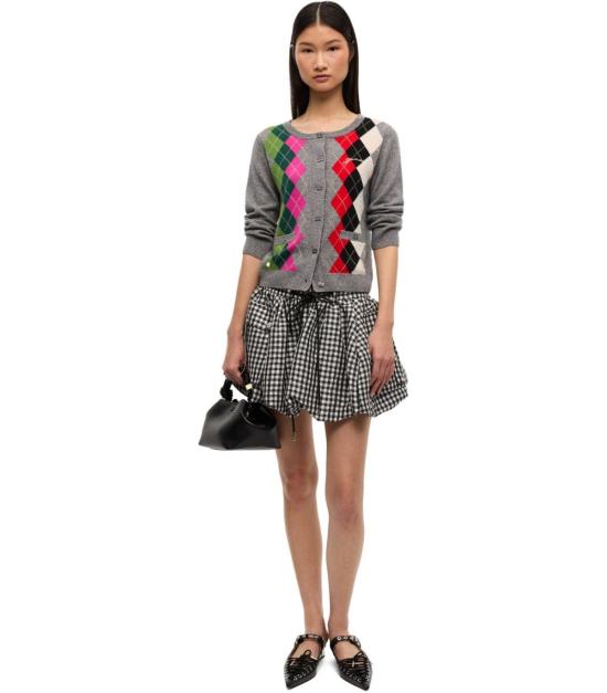 25FW 가니 가디건 K2512 921 S Grey - GANNI