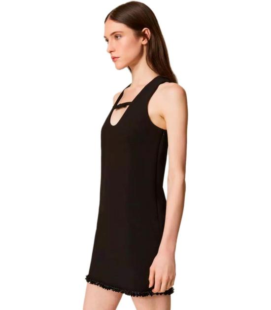 25FW 트윈셋 숏 원피스 252TT2231 00006 38 Black - TWINSET