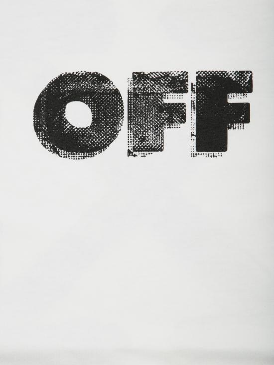 25FW [키즈] 오프화이트 티셔츠 OBAA002F25JER0030110 BIANCO - OFF WHITE