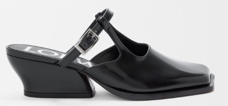 25FW 로에베 힐/펌프스 LOND379X05 1100 BLACK