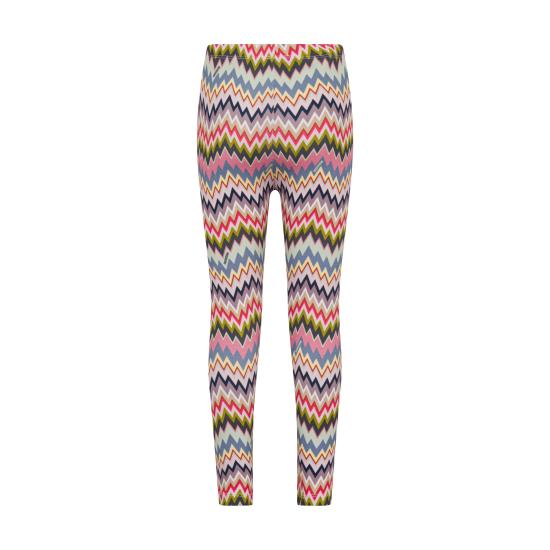 25FW [키즈] 미소니 레깅스 MX6A00 Z3327 528MC Pink - MISSONI