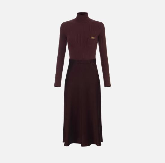 25FW 엘리자베타프랜치 미디 원피스 AM06B56E2 EA4 Merlot