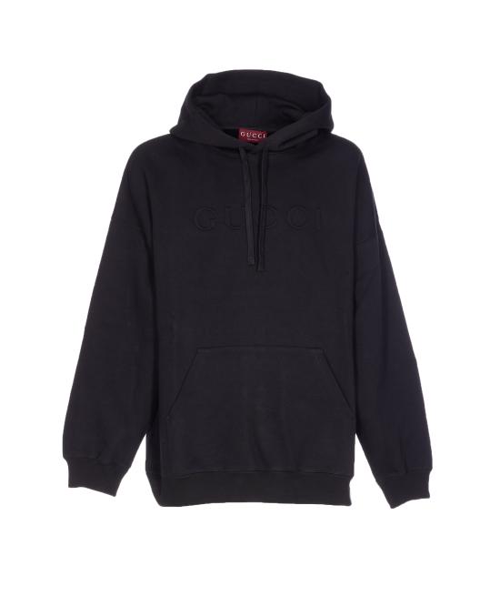 25FW 구찌 더블 코튼 저지 스웨트셔츠 795470 XJG2F1043 Black