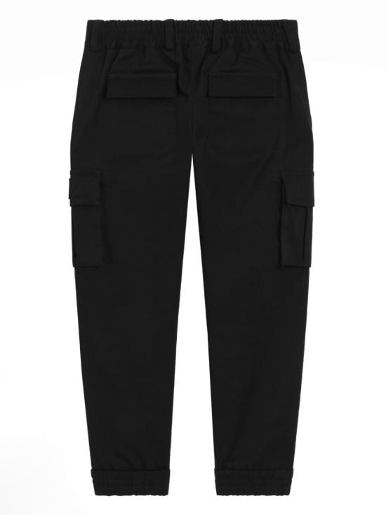 25SS [키즈] 돌체앤가바나 팬츠 L44P81 FUFL3N0000 Black - DOLCE & GABBANA