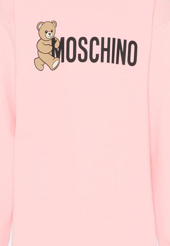 25FW [키즈] 모스키노 원피스 HDV0GY LCA83 50209 PINK - MOSCHINO