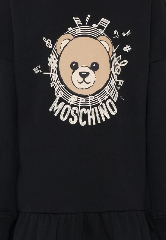 25FW [키즈] 모스키노 원피스 HDV0GS LCA23 60100 BLACK - MOSCHINO