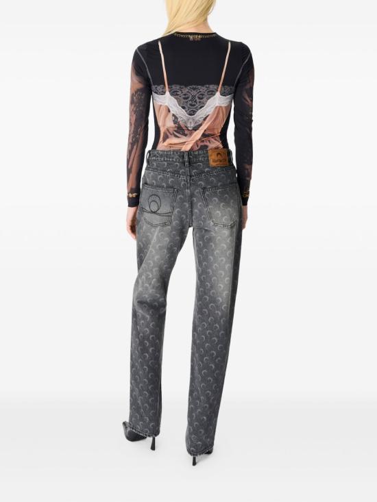 25FW 마린세르 데님 팬츠 WPA128B CDEN0006GR90 Grey - MARINE SERRE