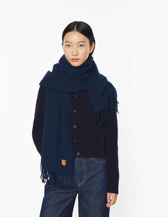25FW 메종키츠네 머플러/스카프 PM06201WB0044 0413 Classic navy - MAISON KITSUNE
