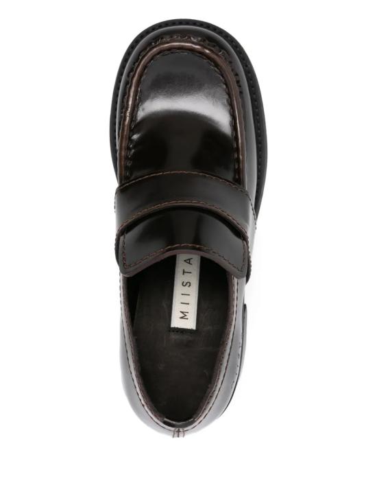 25FW 미스타 로퍼 E8 3770 BROWN BLACK Brown black - MIISTA