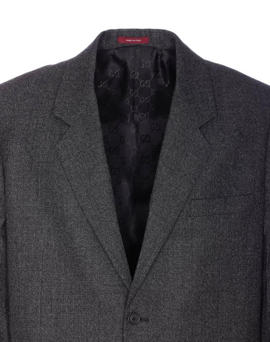 25FW 구찌 울 물리네 재킷 850092 Z7AXC1016 Grey - GUCCI