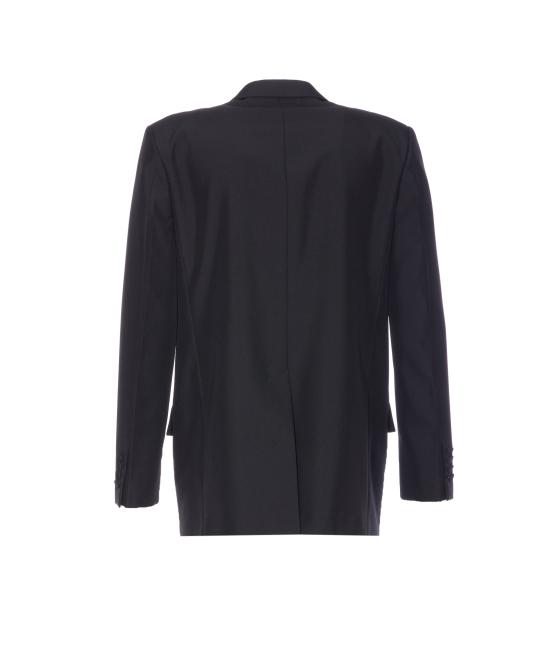 25FW 구찌 더블 브래스트 테크니컬 파나마 자켓 849881 Z7AYA1000 Black - GUCCI